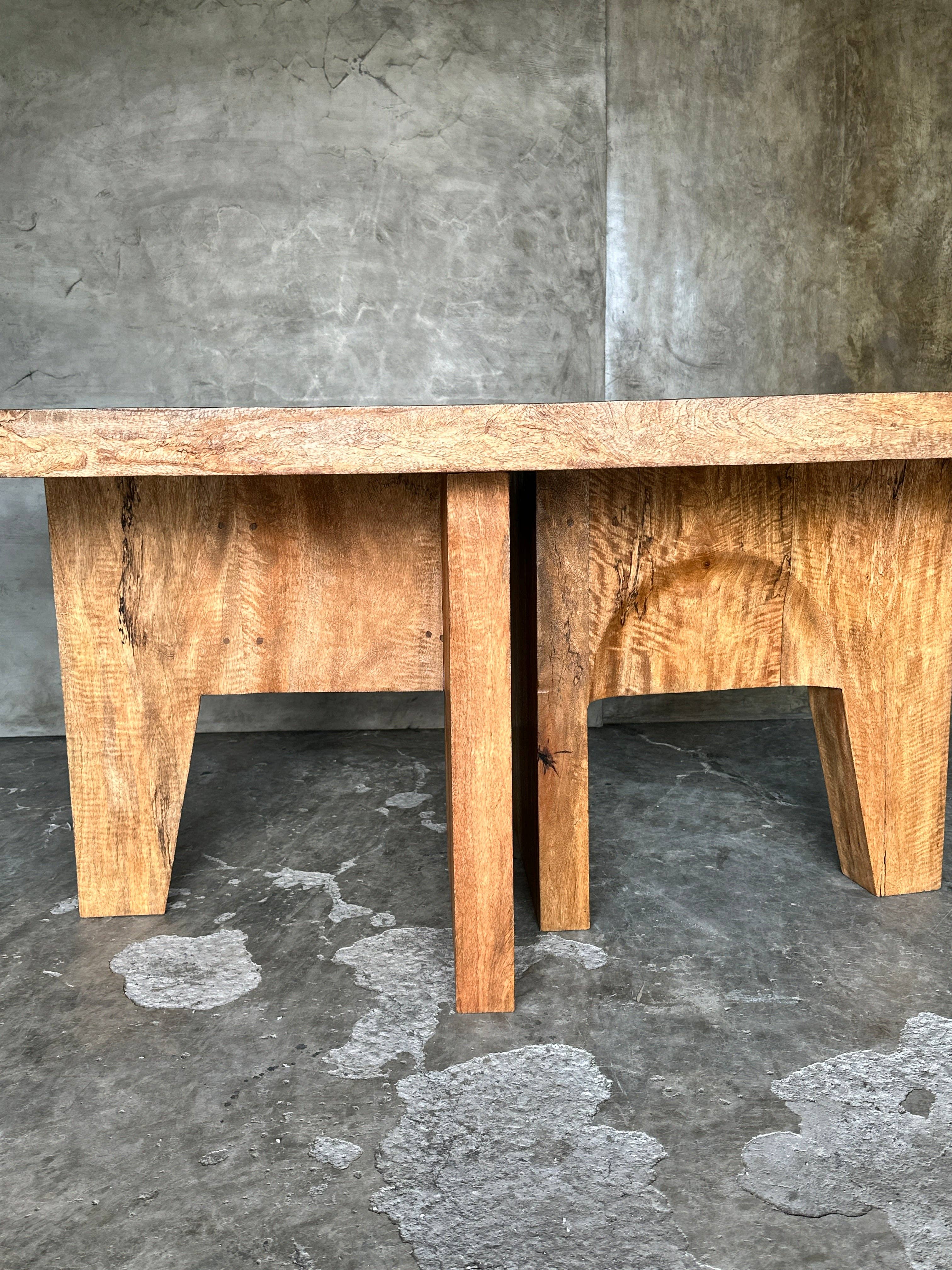Office Objets - Wholesale Coffee Table - Massive mango wood table 2m10x1m84