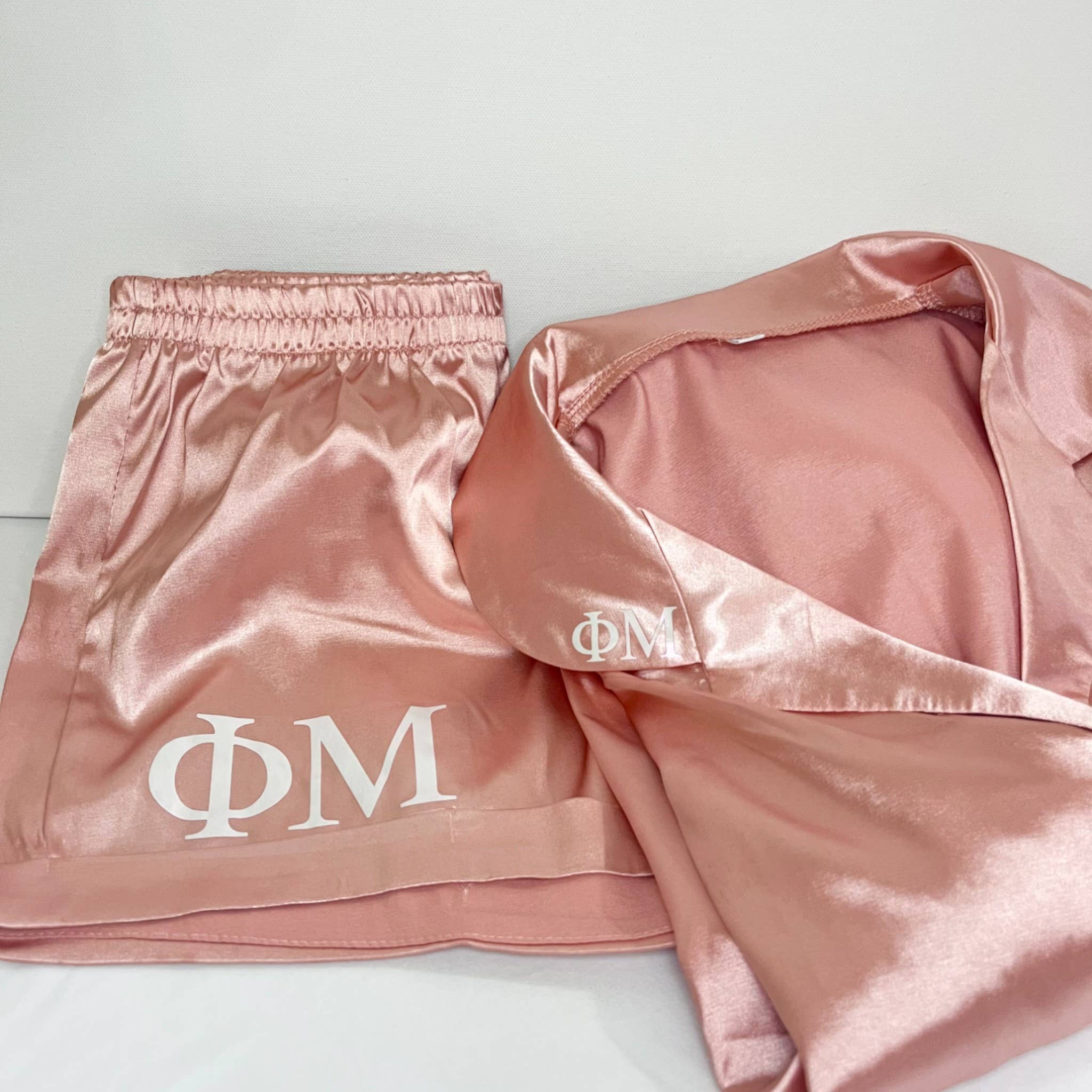 Zoey Claire - Wholesale Sleepwear Set - Women's - Greek Sorority Shorts Pajama Set12