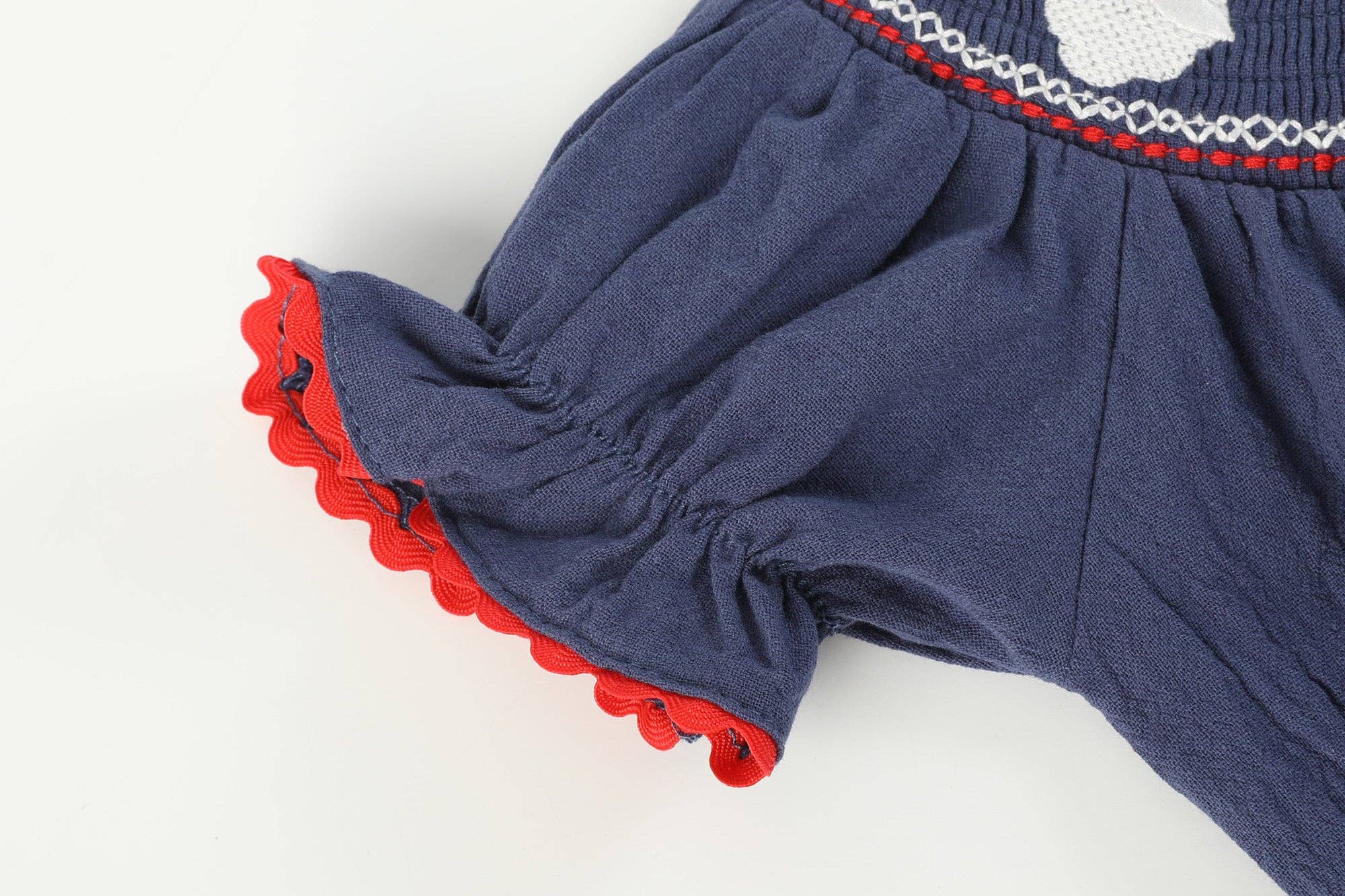 Lil Cactus - Vente Body (sans pieds) – bébé - Barboteuse à bulles en forme de père Noël bleu marine3