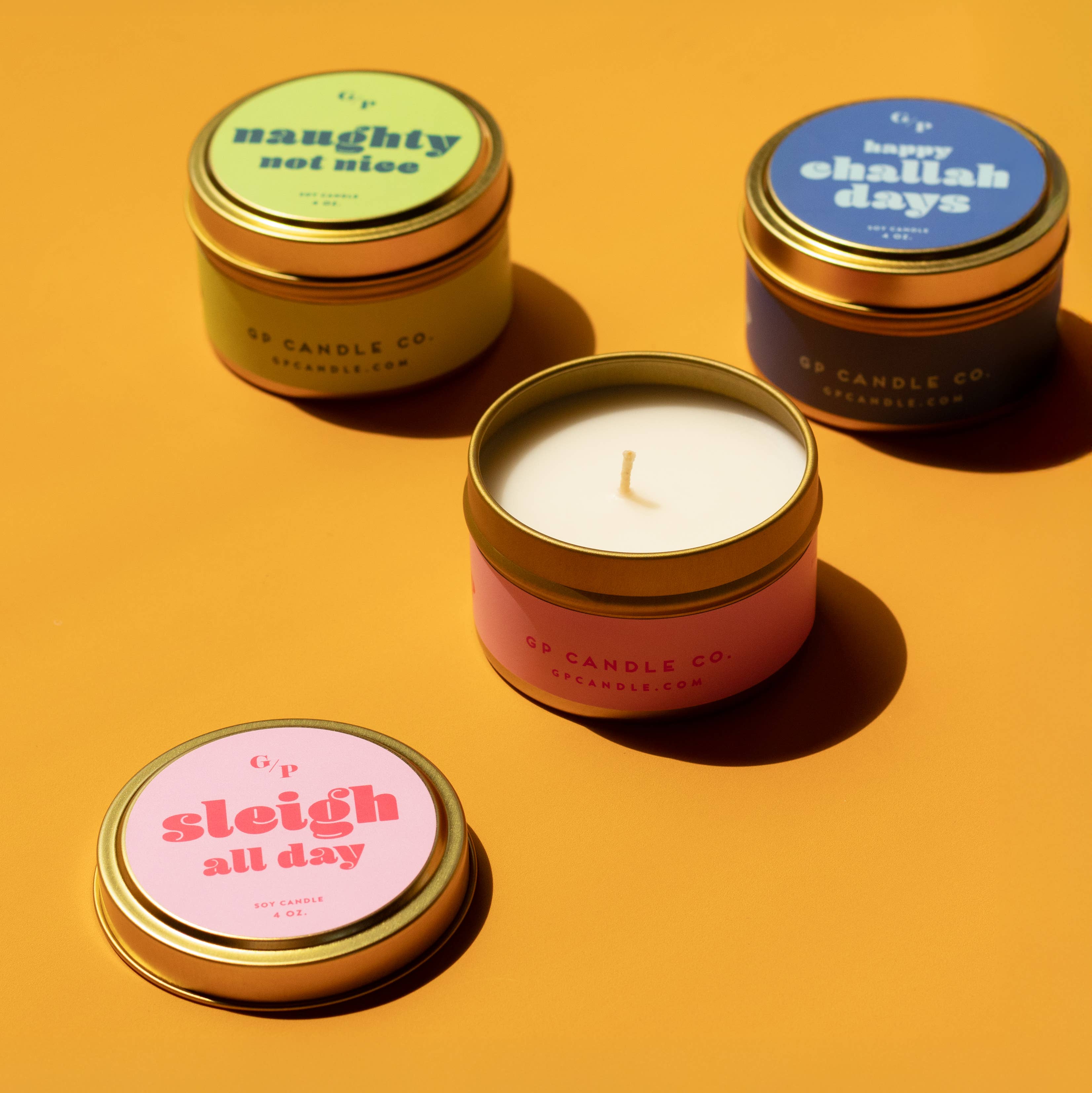 GP Candle Co. - Venta al por mayor Vela aromática de viaje - Travieso no Agradable Solo Porque Lata de Vela de 4 oz.3