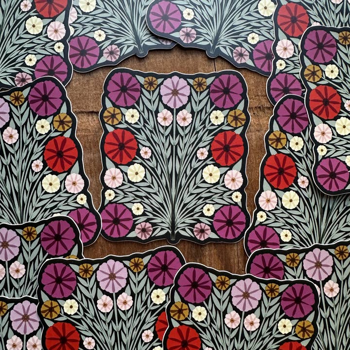 Katharine Watson - Wholesale Sticker - Floral Vinyl Sticker2