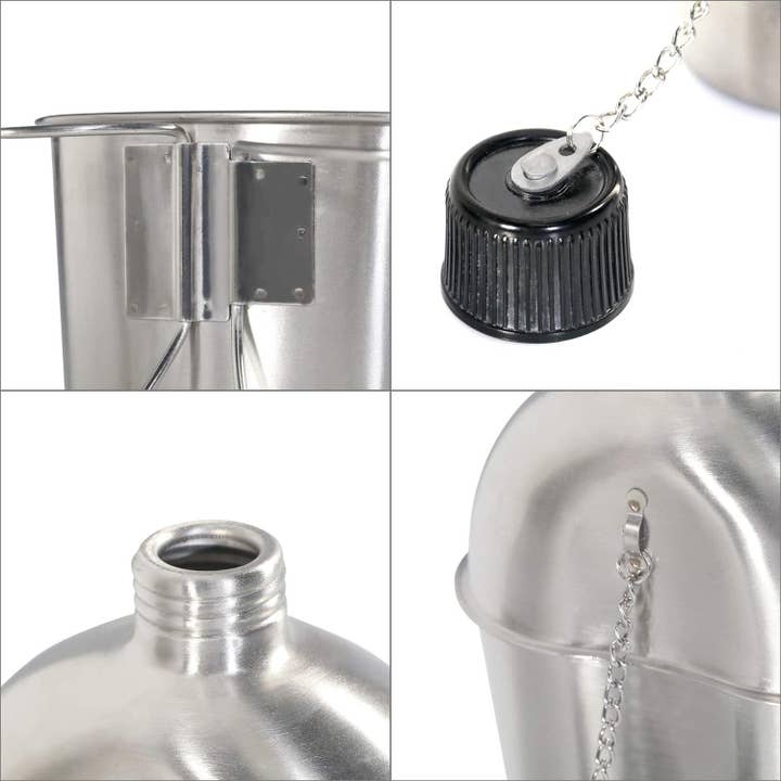 VIGOR - Wholesale Water Bottle - High Quality Stainless Steel Canteen Military with Cup and G