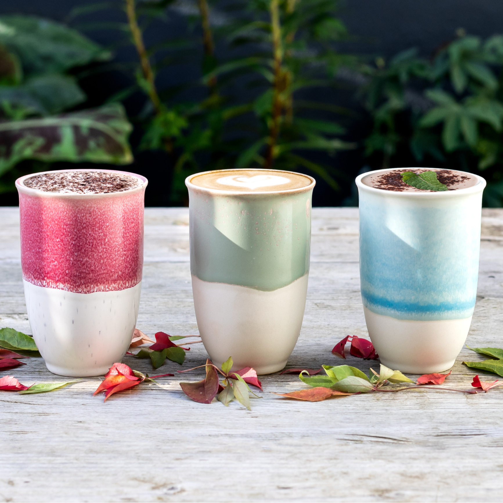 Nova Ceramics Travel Mugs - Wholesale Coffee Mug - Lagoon Ceramic Coffee Cup – 12oz with Lid & Sleeve7