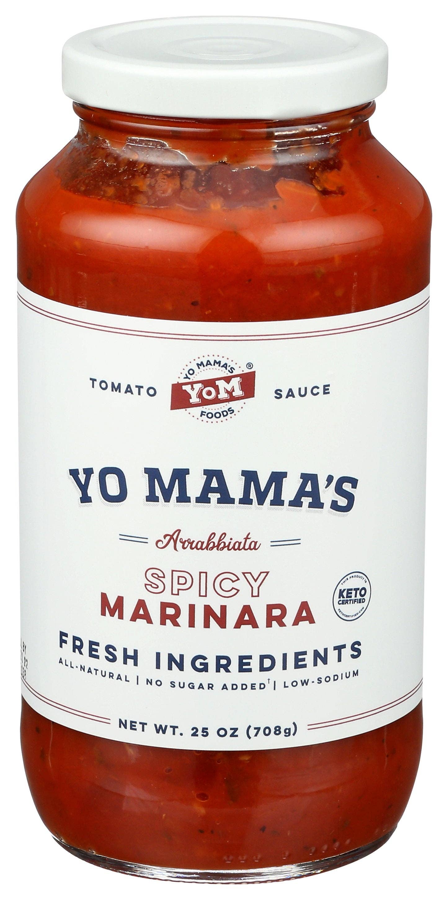 Everyday Supply Co - Wholesale Sauce - YO MAMAS FOODS SAUCE SPICY MARINARA - Case of 60