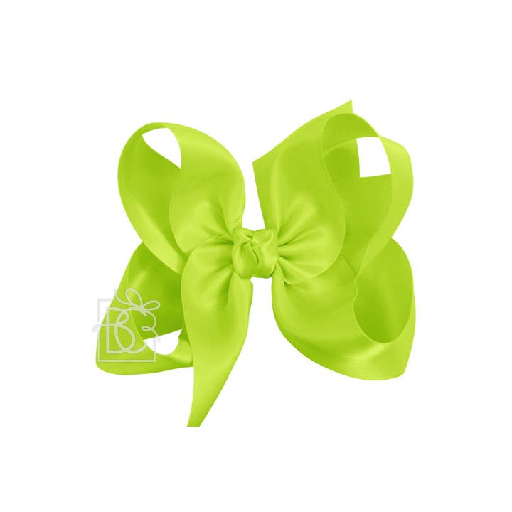 Beyond Creations, LLC - Wholesale Hair Bow - Kids - SATIN BOW ON CLIP75