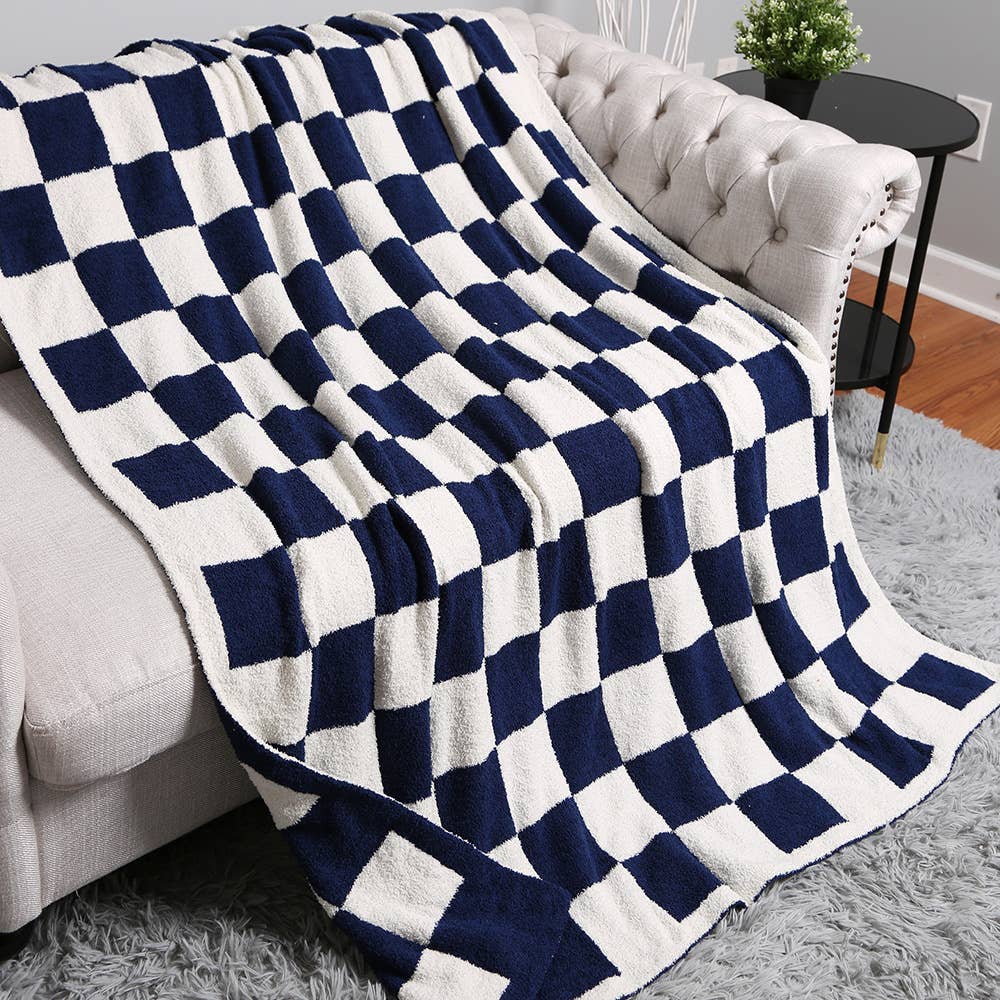 Sensibling Corp. – wholesale Throw blanket – Reversible Checkerboard Patterned Throw Blanket
21