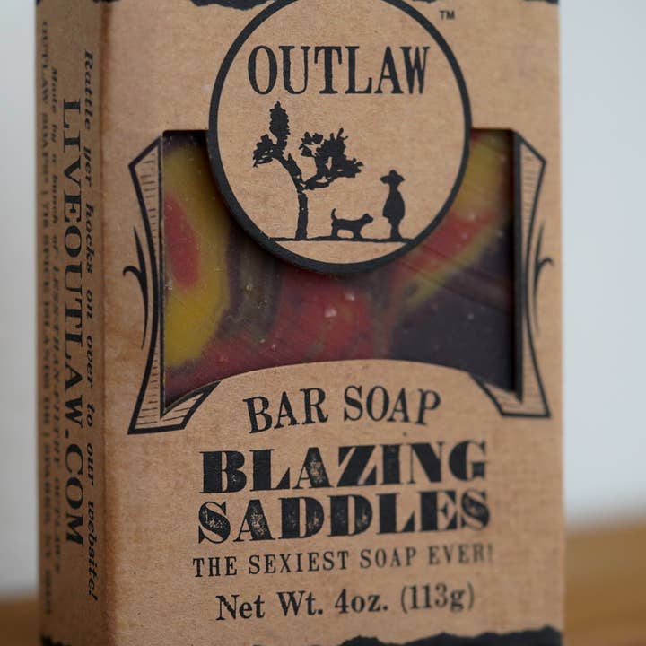 Outlaw - Wholesale Bar Soap - Men's - Blazing Saddles Handmade Bar Soap: The Scent of the West