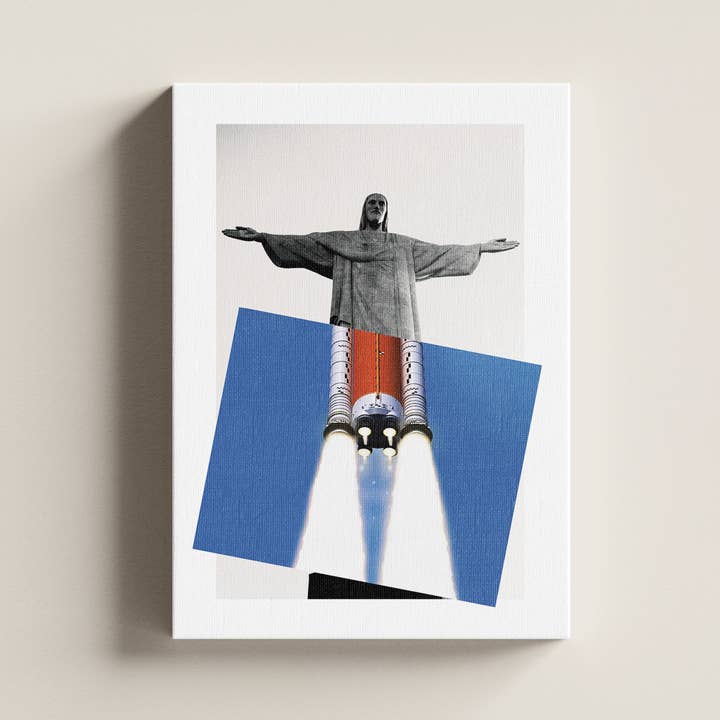 Space Jesus © Lienzo Canvas para venta al por mayor de Independent Republic