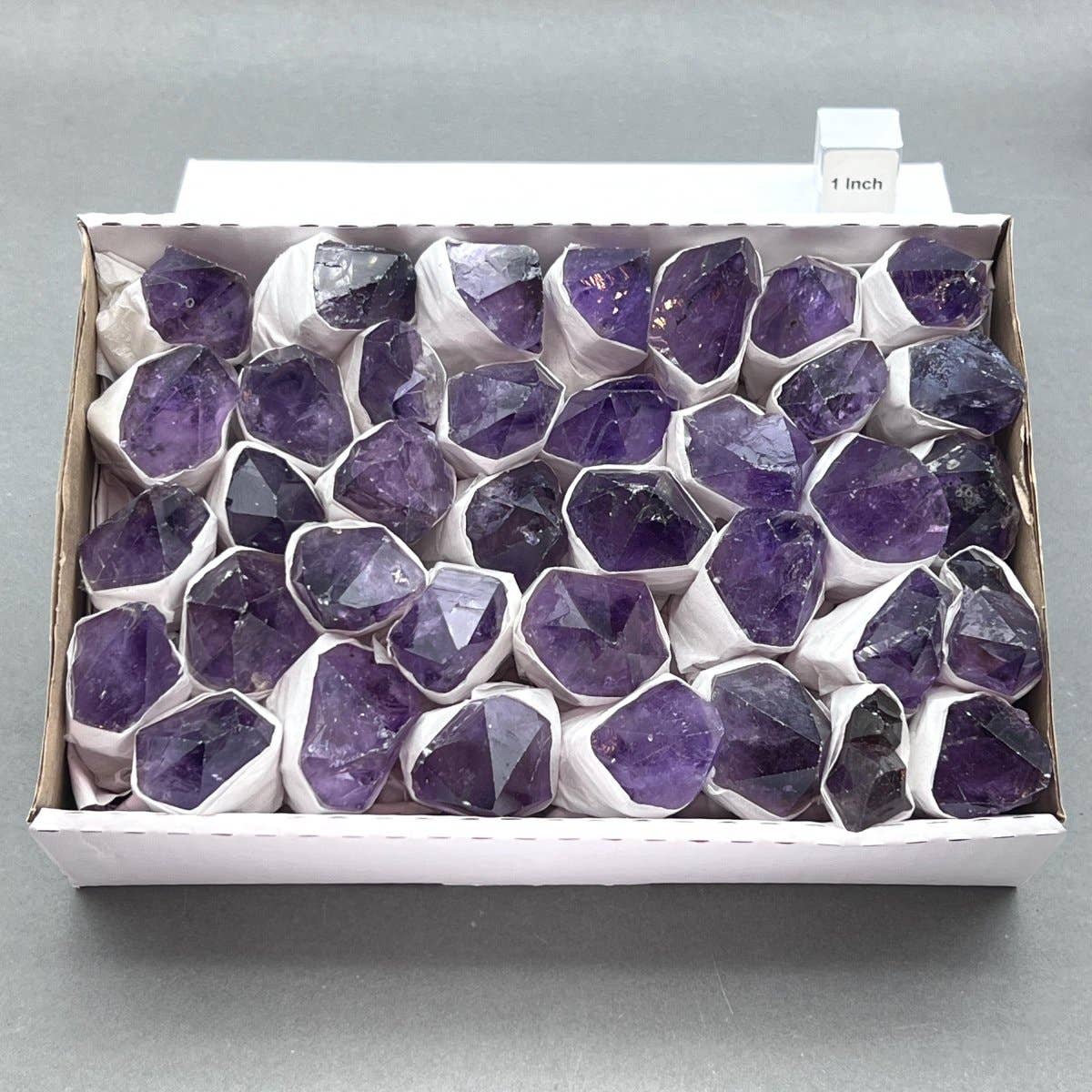 Crystal River Gems LLC - Wholesale Spiritual Stone/Crystal - Amethyst Extra Quality Raw Points Large Flat1