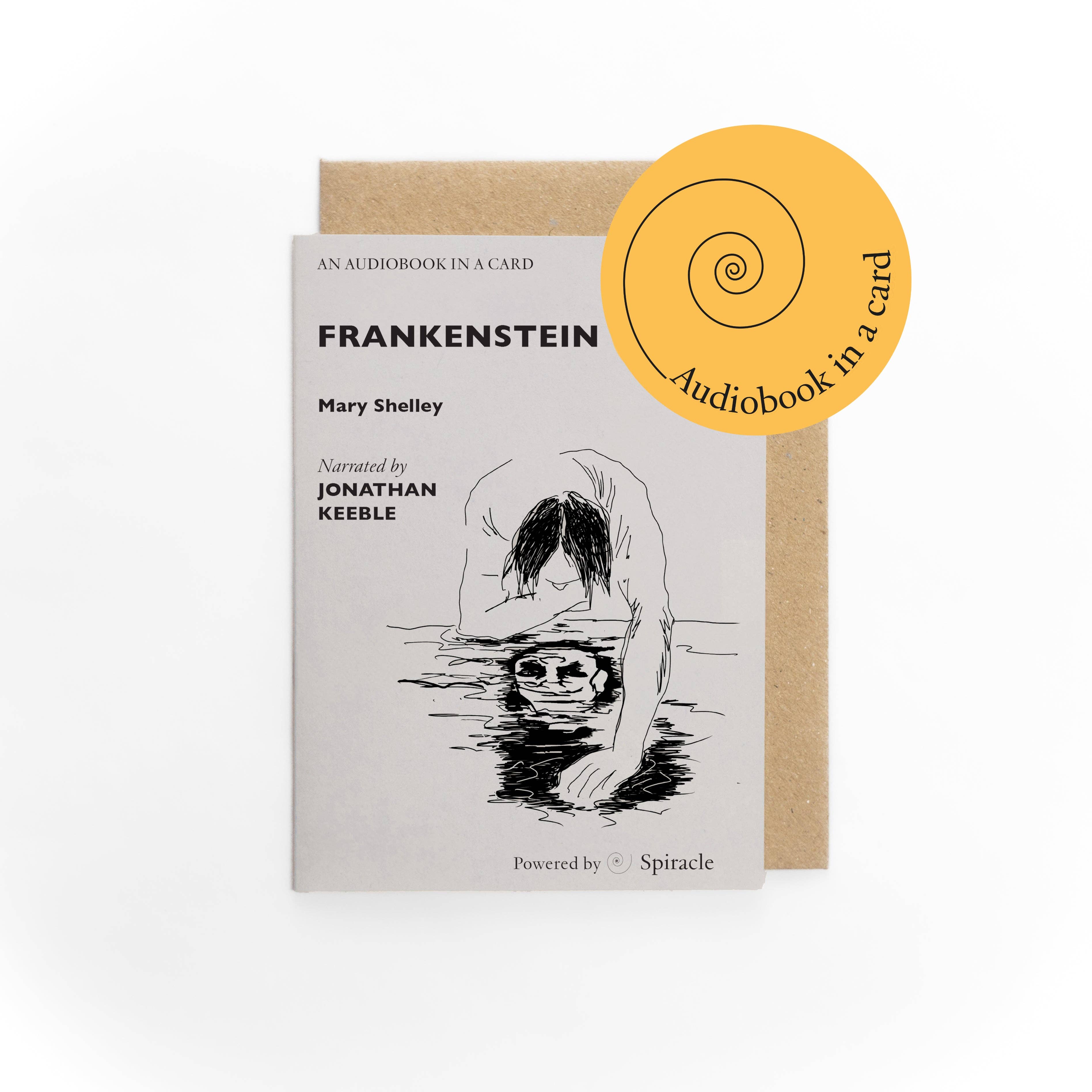 Spiracle Audiobooks – wholesale Everyday greeting card – Mary Shelley’s Frankenstein Audiobook Gift Idea5