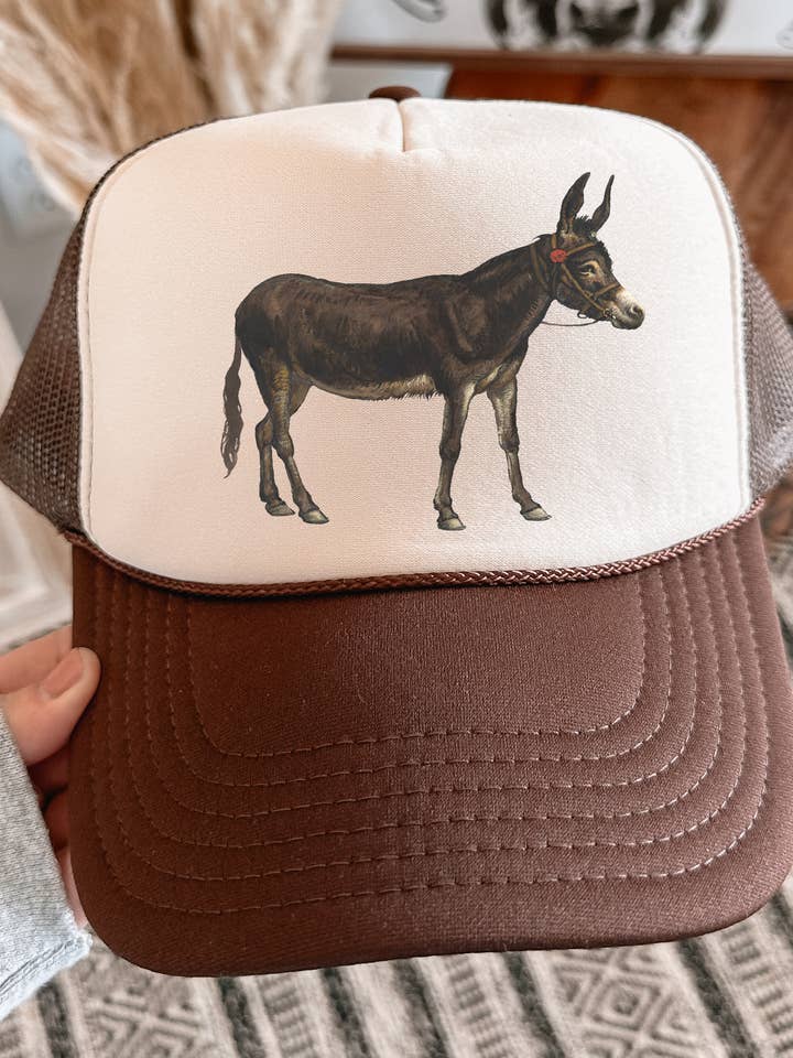 Vintage Donkey Trucker Cap for wholesale by Hank & Scoot