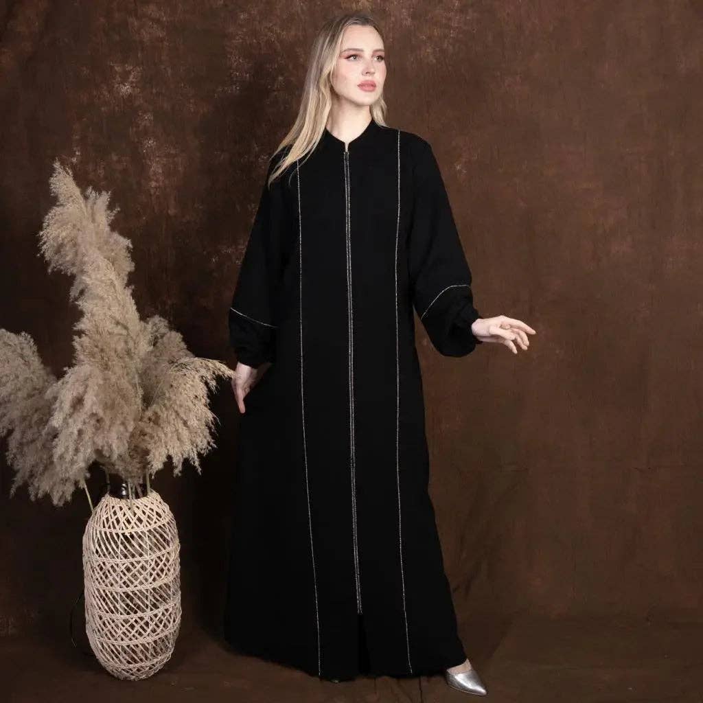 Palestinian Elegance - Wholesale Kaftan - Women's - Abaya Plus Size: Elegance and Comfort for Every Body7