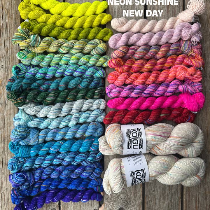 Koigu Wool Designs - Wholesale Yarn - NEON SUNSHINE WRAP
