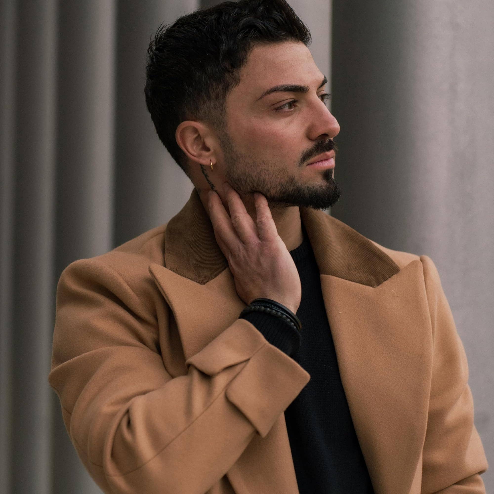 SERASAR - Wholesale Woven/Braided Bracelet - Leather Bracelet "Stone"2