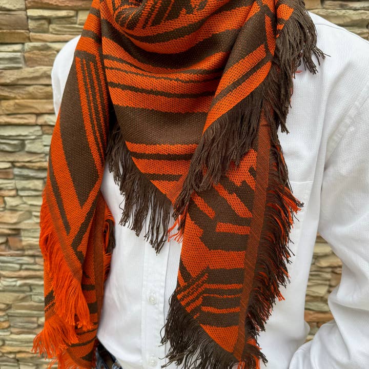 Maison Unik Accessoires - Wholesale Scarf - Unisex - Triangle woven scarf Made in France - Acrylic Wool5