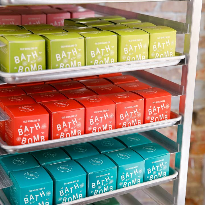 Old Whaling Company - Wholesale Bath Bomb/Fizz - Seaweed & Sea Salt Bath Bomb7