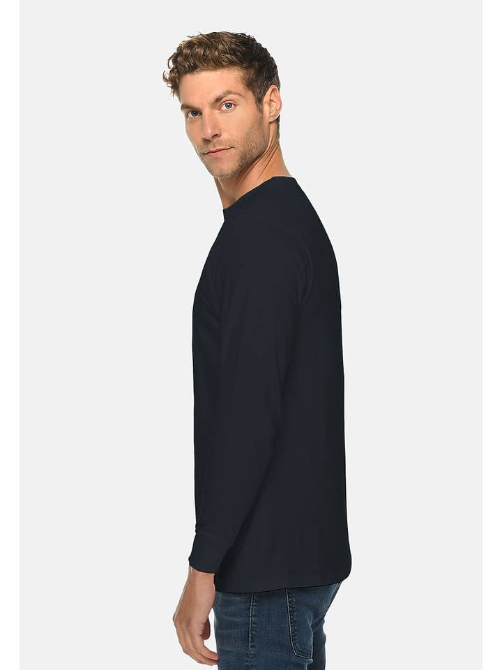 Lane Seven Apparel - Vendita all'ingrosso Maglietta - Uomo - Maglietta girocollo a maniche lunghe6