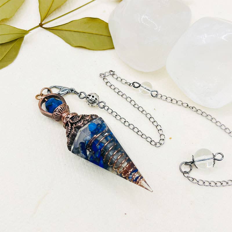 GemMeet - Wholesale Spiritual Stone/Crystal - Lapis Lazuli Purification Pendulum4