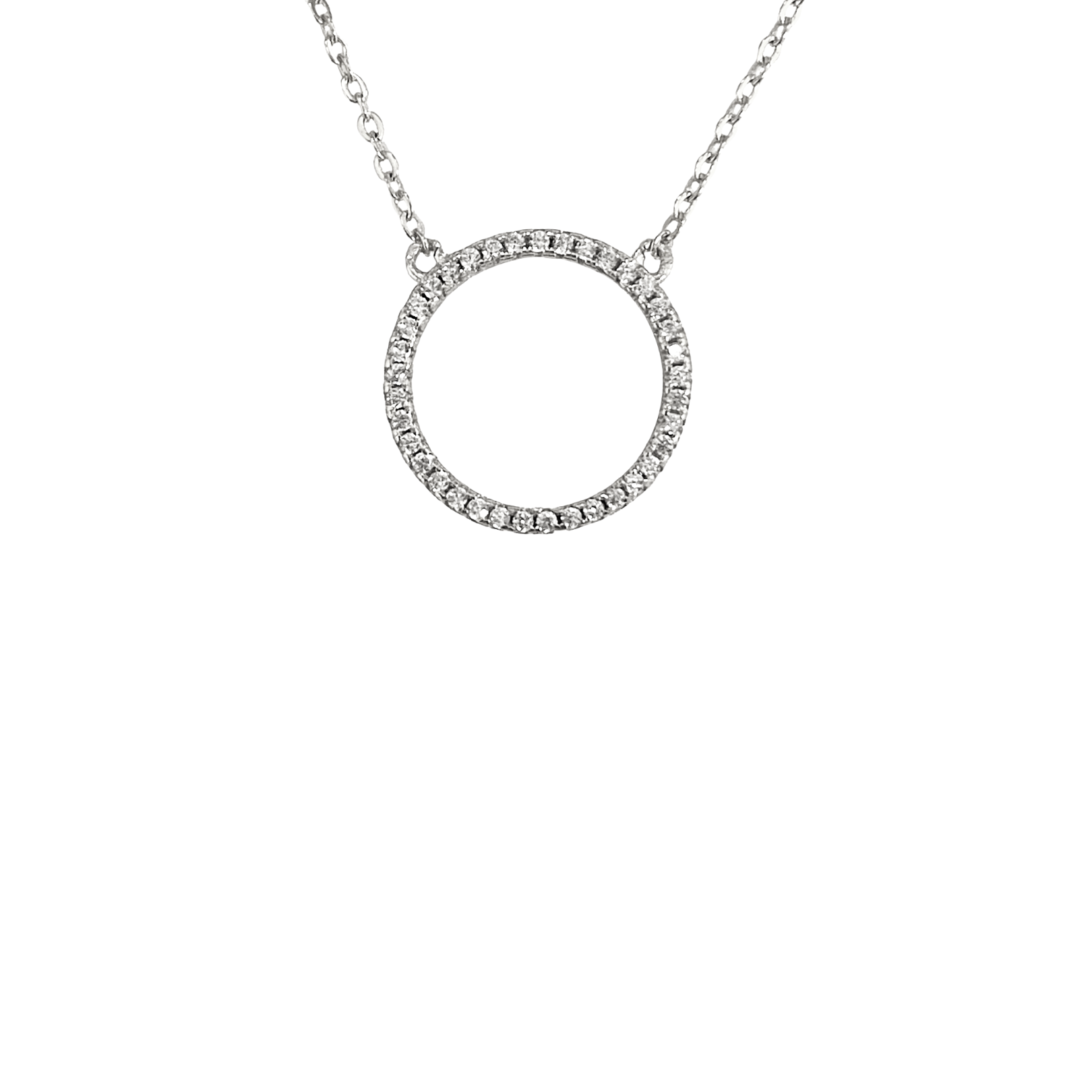 Be the Good - Wholesale Pendant/Charm Necklace - Pave Infinity Circle Necklace6