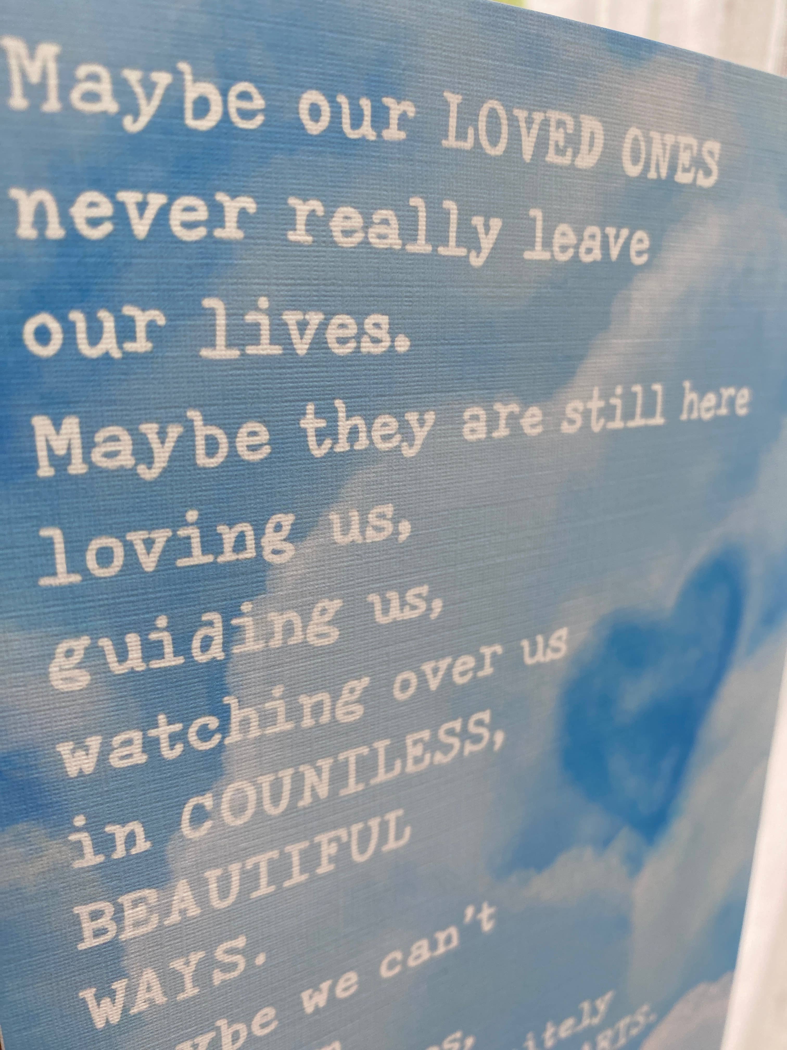 Card & Story - Wholesale Sympathy Card - Remembering a Loved One Sympathy Card 2