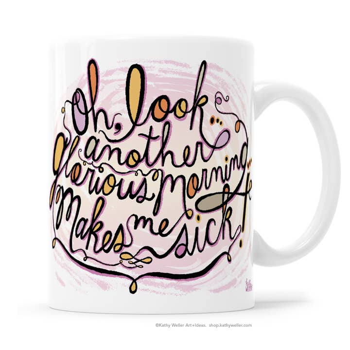 Hocus Pocus - Glorious Morning Makes Me Sick - Halloween Mug for wholesale by Kathy Weller Art+Ideas