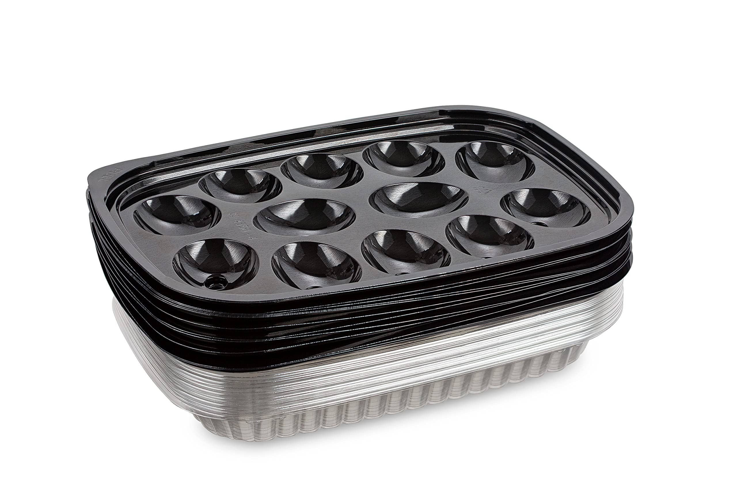 MT Products - Wholesale Appetizer Serveware - MT Products Plastic Deviled Egg Tray with Lid8