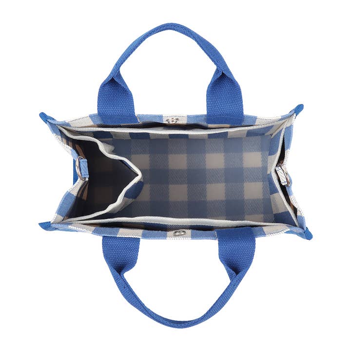 Loven x Mini Momo - Wholesale Tote Bag - Women's - Golf Rounding Bag Tote CanvasShoulder Crossbody Stripe Plaid5