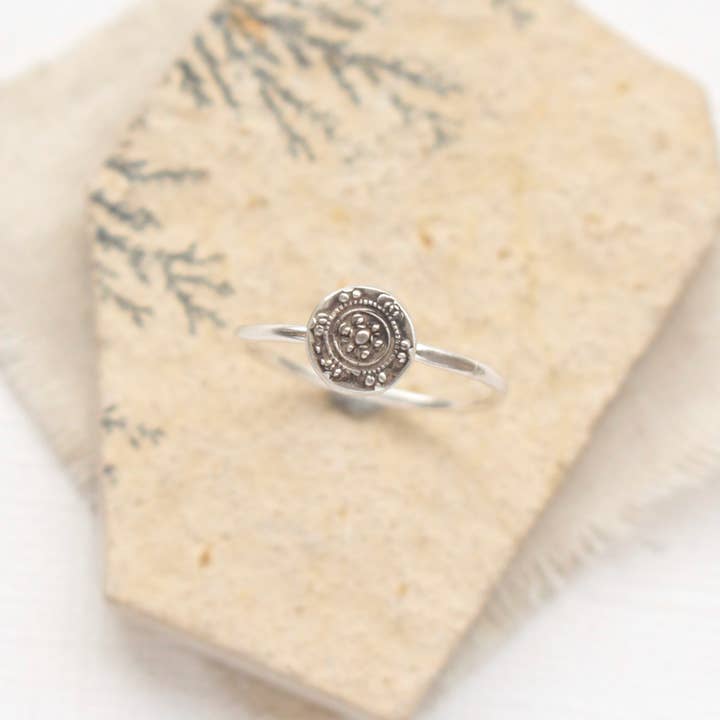 Roma Ring, Silver Stacking Ring for wholesale by Sarah DeAngelo