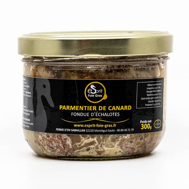 Duck parmentier - Shallot fondue - 300 g for engroshandel hos Esprit Foie Gras