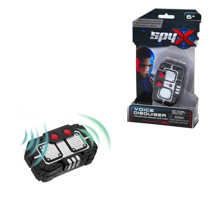 MukikiM Toys & Games - Vente Jouet électronique – enfant et bébé - SpyX Micro Voice Disguiser - Enregistrer, déguiser et écouter Msgs