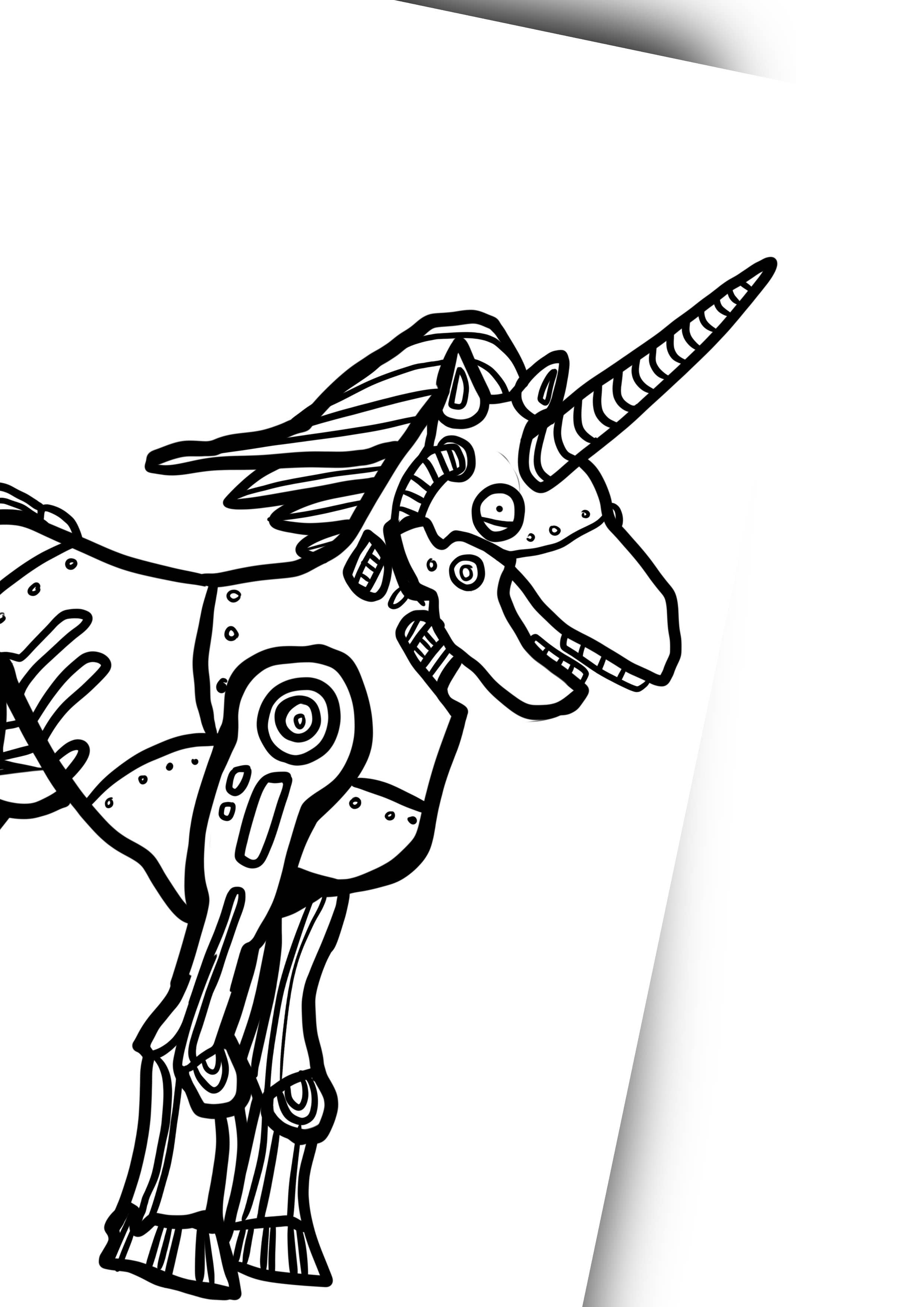 Dixon Does Doodles – wholesale Colouring and activity book – kids and baby – Robots! Colouring Book 2