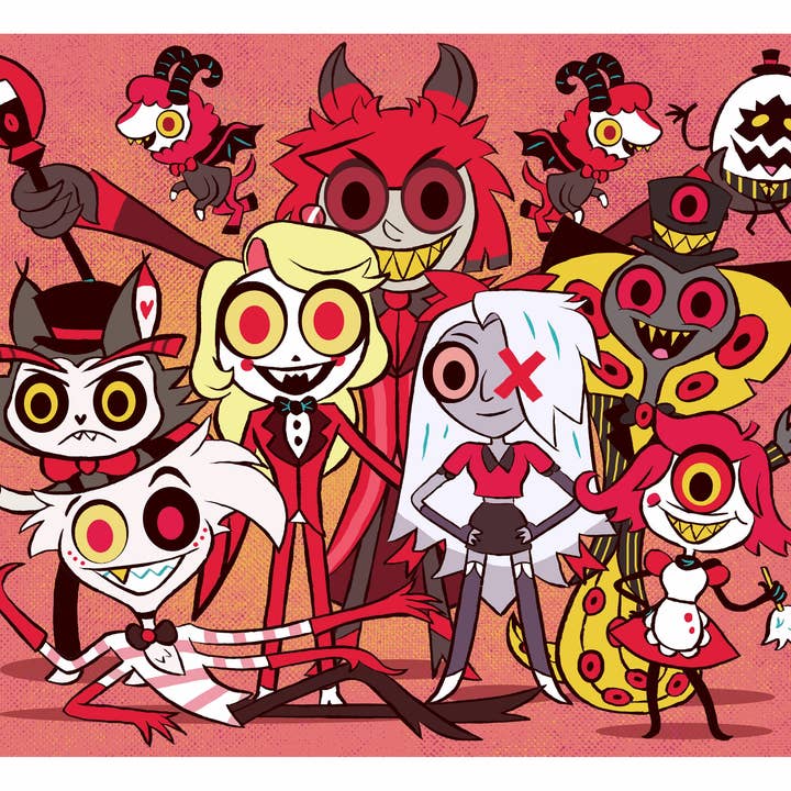 Jellykoe - Wholesale Art Print - "Hazbin Hotel" 8 x 10 art print