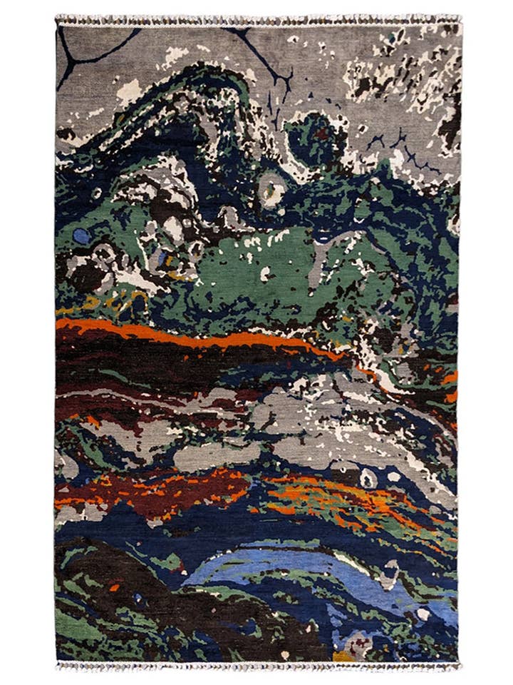 Tappeto Moderno Chobi in Seta e Lana - Dimensioni: 286 × 182 cm per la vendita all'ingrosso da parte di Imaco Rugs