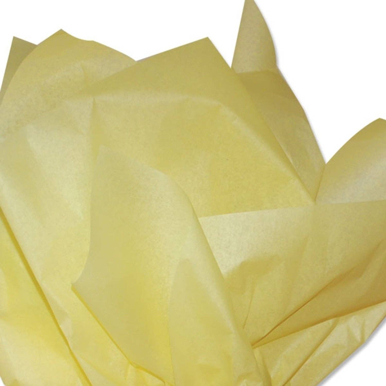 Giftora Wholesale - Wholesale Tissue Paper - Yellow Tissue Paper – 480 Sheets (Wholesale Pack)0