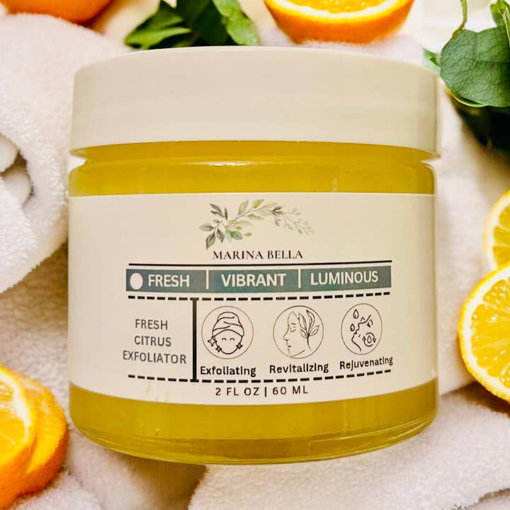 Verse citrus exfoliator voor wholesale door Marina Bella