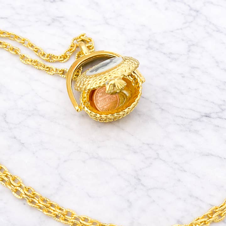 Nantucket Basket Necklace for wholesale by Whale Tail Weaving