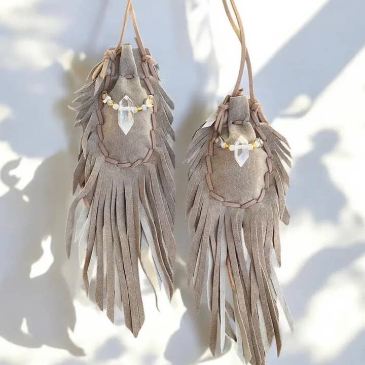 Ceredwin Amulet Bag / Medicine Bag Necklace for wholesale by Shamana Co.