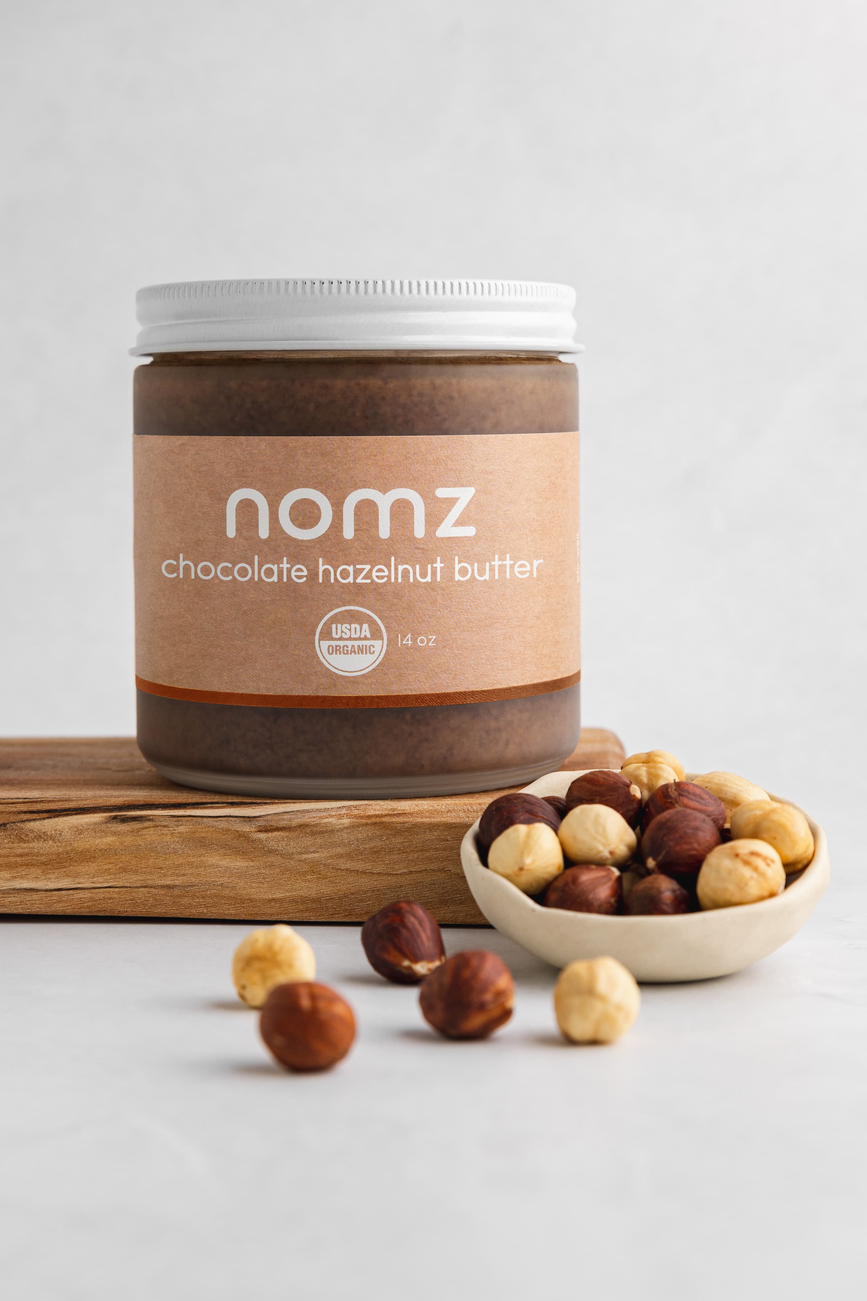 nomz - Wholesale Nut Butter - organic chocolate hazelnut butter2