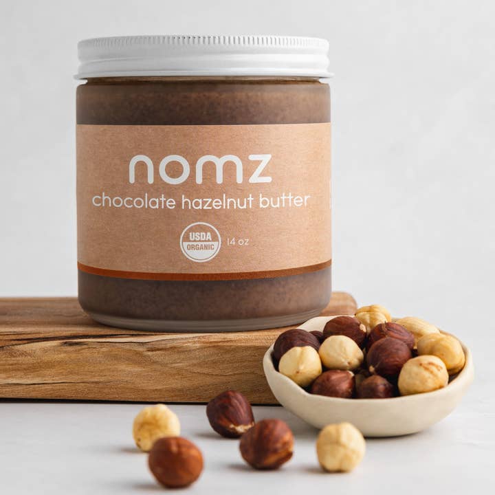 nomz - Wholesale Nut Butter - organic chocolate hazelnut butter2