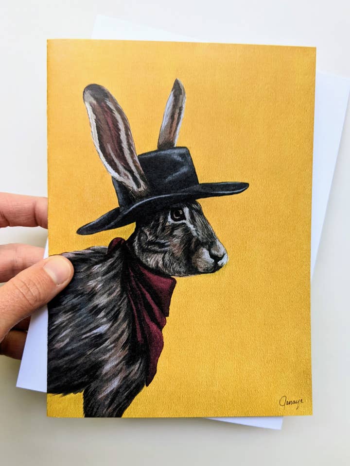 Carte de vœux The Drifter | Carte pliée de 5 « x 7" pour la vente par Foxwise