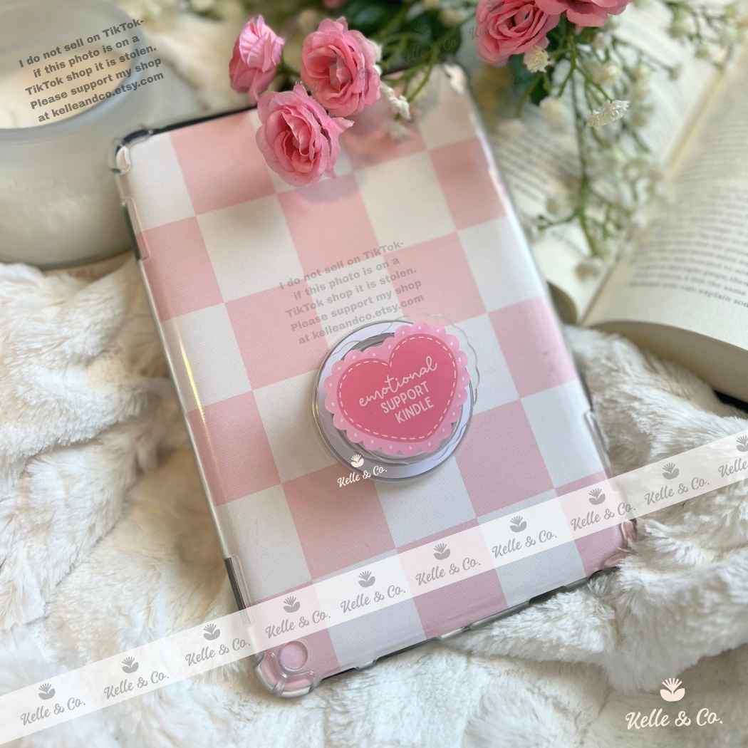 Kelle & Co. - Wholesale Phone/Tablet Stand - Emotional support kindle grip | coquette kindle grip | kobo 2