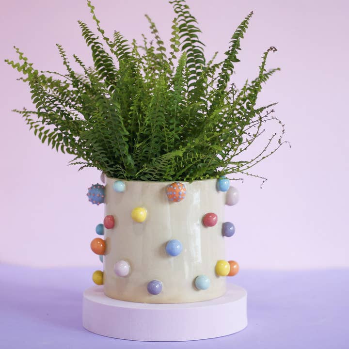 Elena Ágata Ceramics – Großhandel Blumentopf – Pompon-Pflanzgefäß1