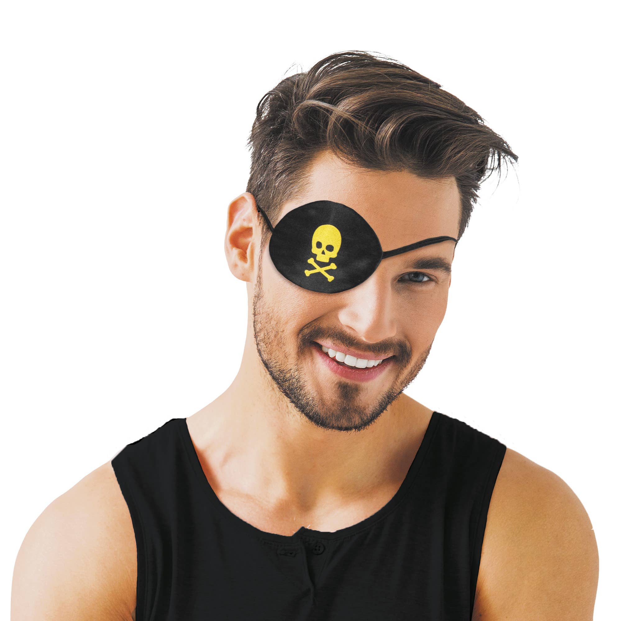 Party Pro - Wholesale Costume - Unisex - PIRATE FABRIC EYE COVER2