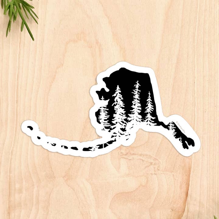 Stately Spruce Alaska-Aufkleber für den Großhandel von Printworthy