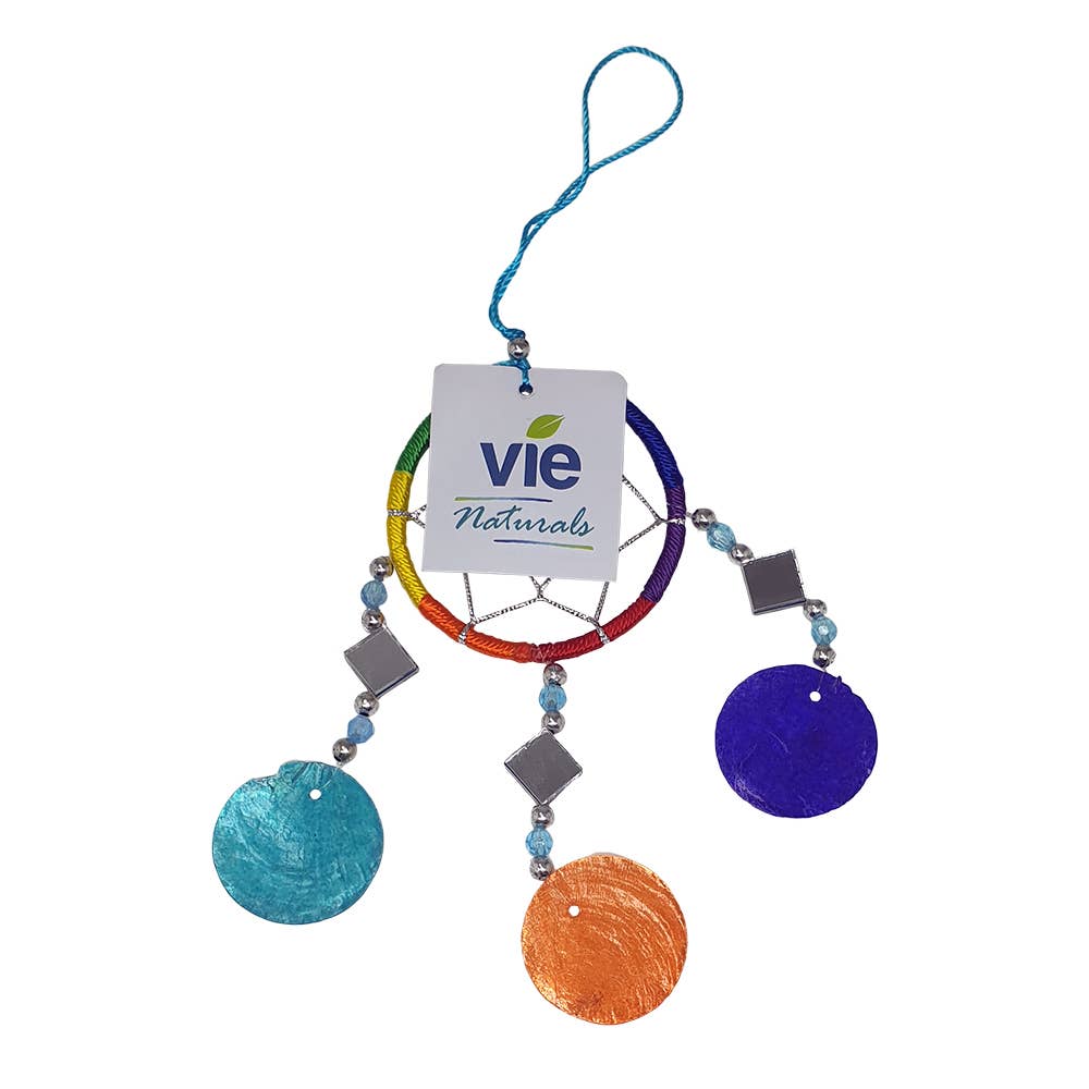 VIE - Vente Attrape-rêve - Attrape-rêves Capiz, anneau de 6 cm3