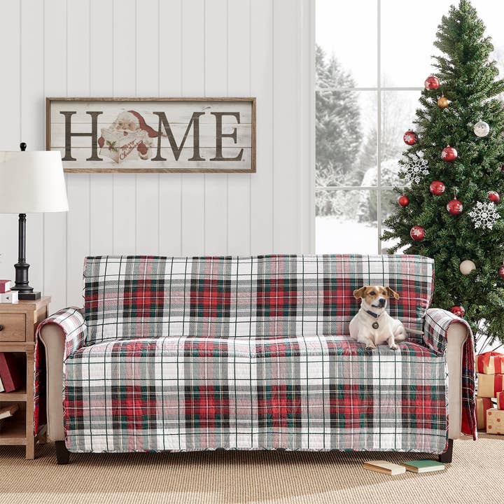 Levtex Home - Wholesale Chair/Sofa Slipcover - Spencer Plaid Sofa/Furniture Cover