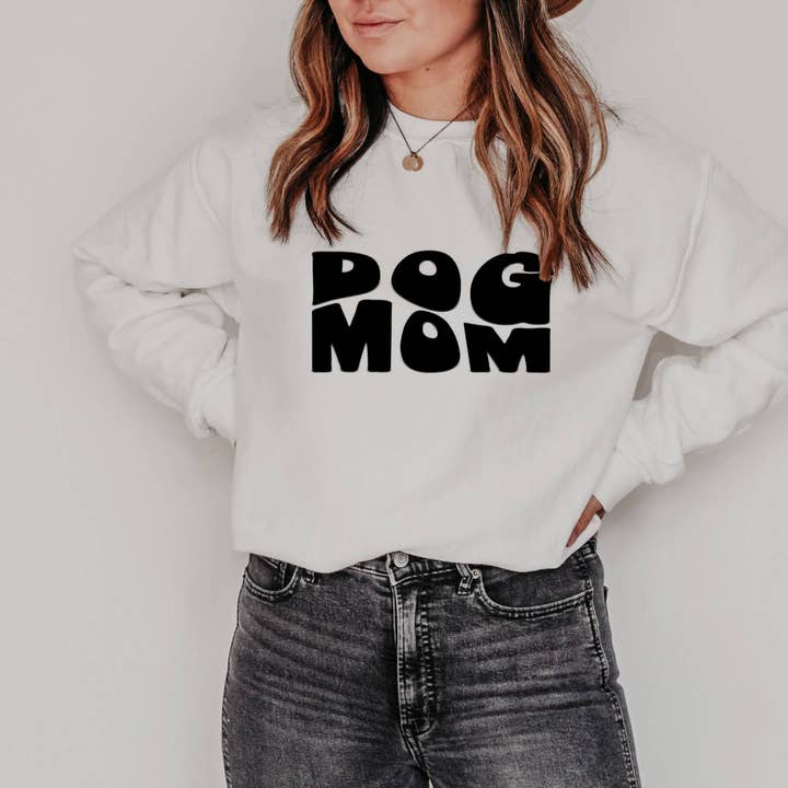 Petphoria – wholesale Graphic sweatshirt – Women’s – Dog Mom Sweater | Dog Lover Apparel