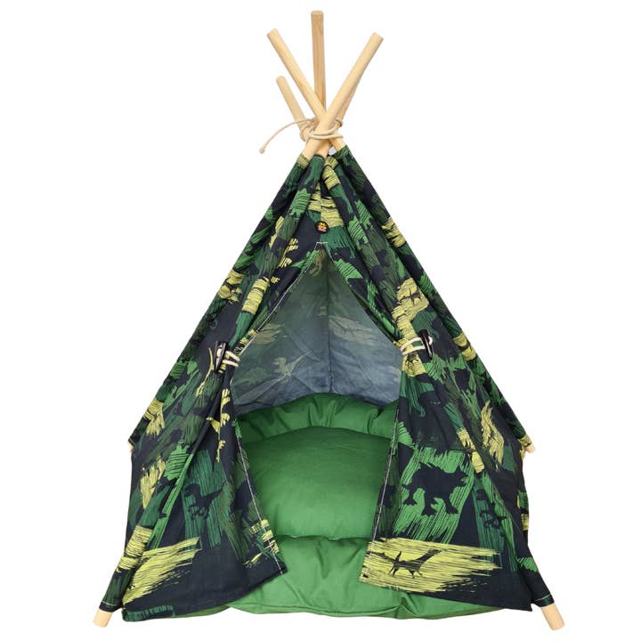 Pebblina – Engroshandel Seng - Hund – Dinosaur Roar Hund Teepee Telt