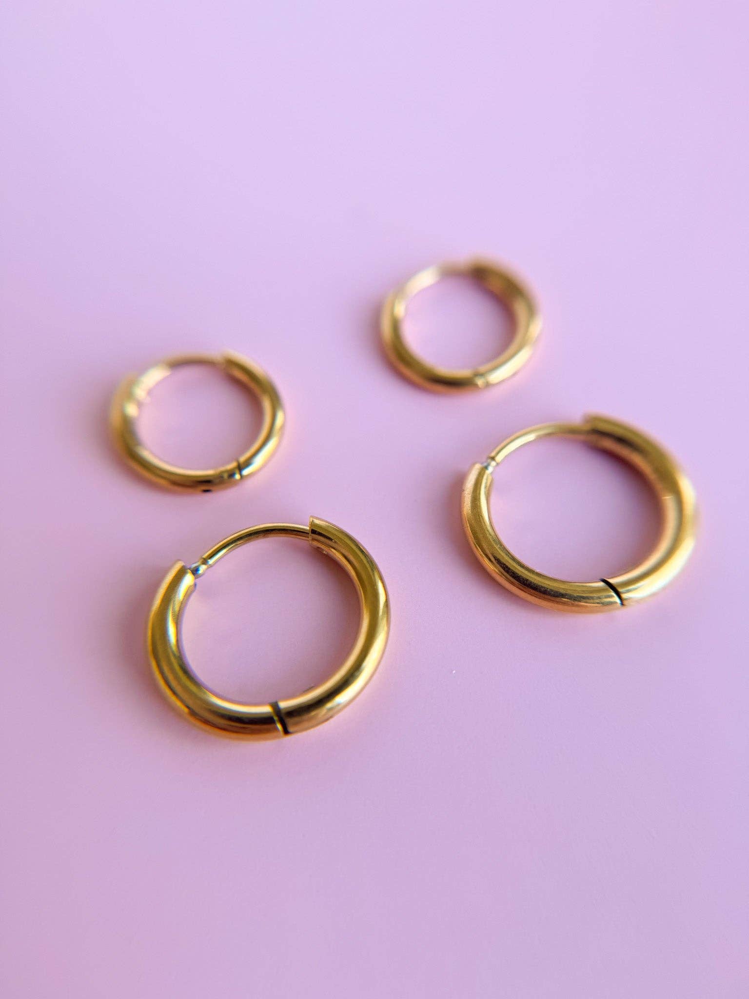 Desert Peach - Wholesale Huggie Earrings - Huggie Hoops2