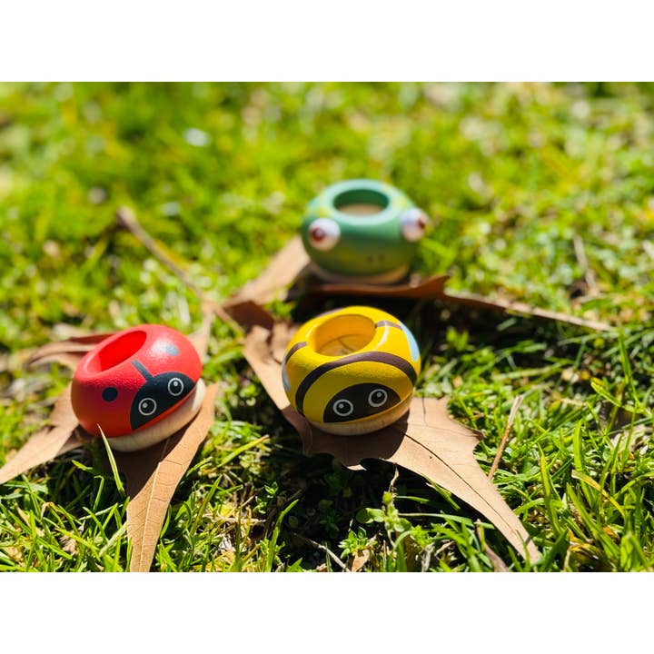 ToysLink - Wholesale Wood toy – Child - Wooden Prism-Bee, Frog and Ladybug4